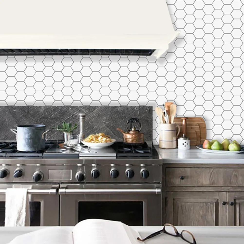 

1 set 1 Set Honeycomb Wall Decal Hexagon Splicing Design Self-Adhesive Removable Stickers For Home Living Room Bedroom Decor 3D