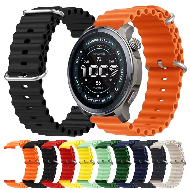 22Mm Ocean Silicone…