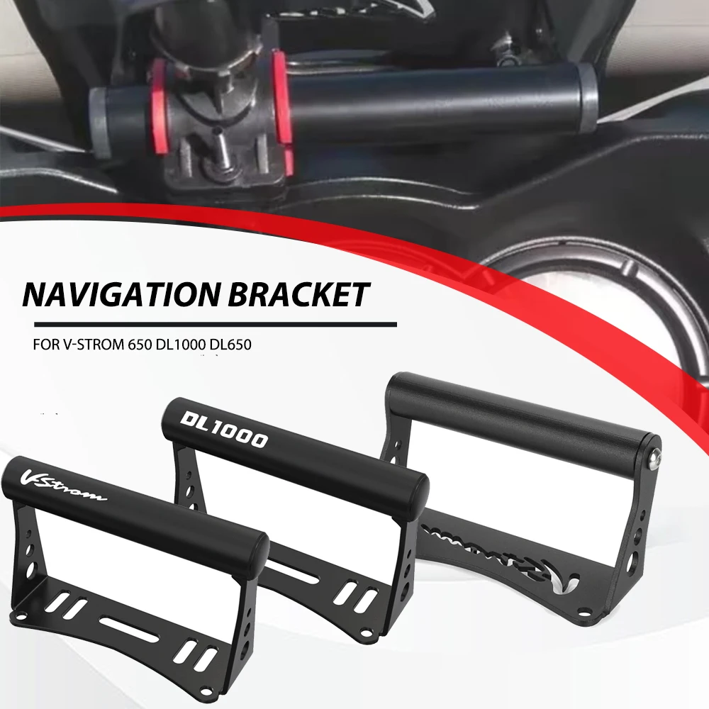 GPS Navigation Phone Holder Frame Bracket V-strom 650 DL1000 GPS Mount Bracket Fit For SUZUKI DL650 V Strom 1000 2004-2011