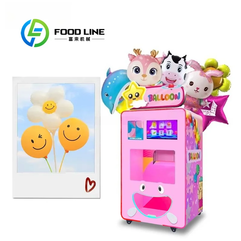 Zoo Commercial Balloon Vending Machine Animal Pattern Balloon Storage Design Attracts Visiting Families To Buy customer