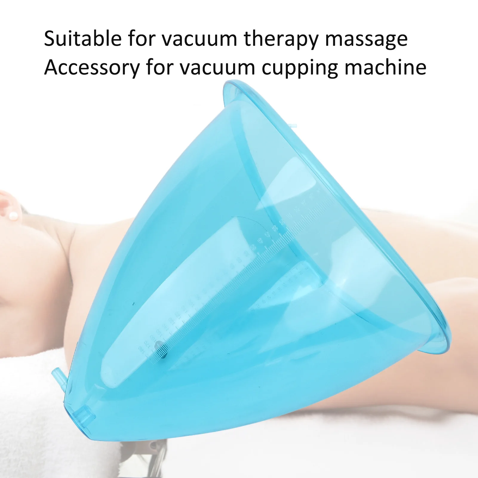 1 pair of portable vacuum cupping therapy cups suction cups to lift hips and relieve fatigue for therapeutic massage machine