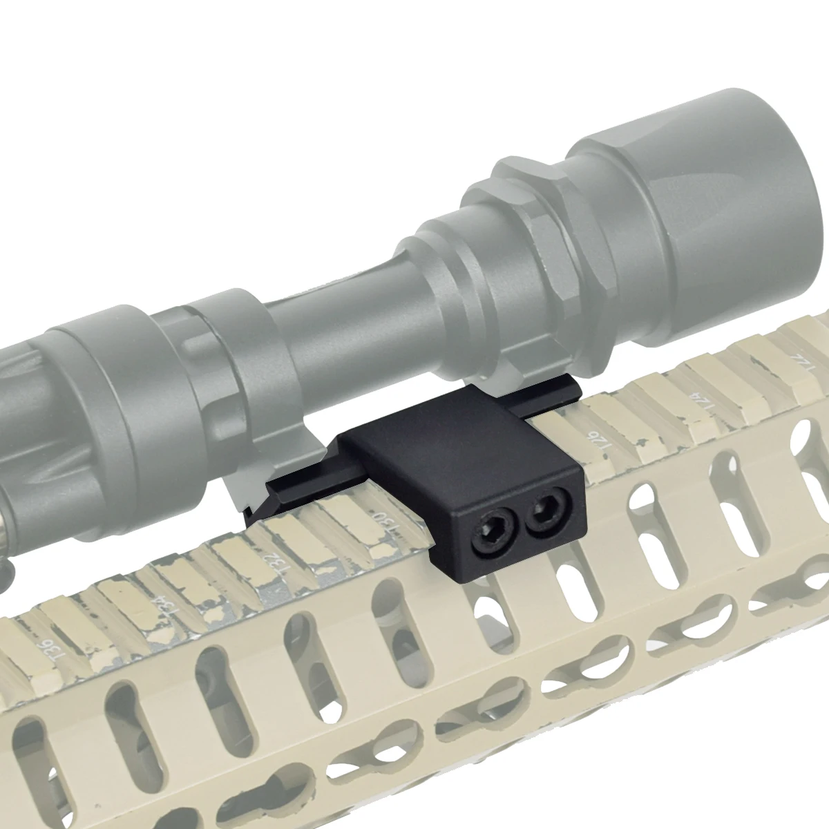 Tactical ARIS Series Surefire M300 M600 Offset Scout Mount Fit 20mm Ml-k Keymod SMR Rail Base for M600B M951 M620 Flashlight