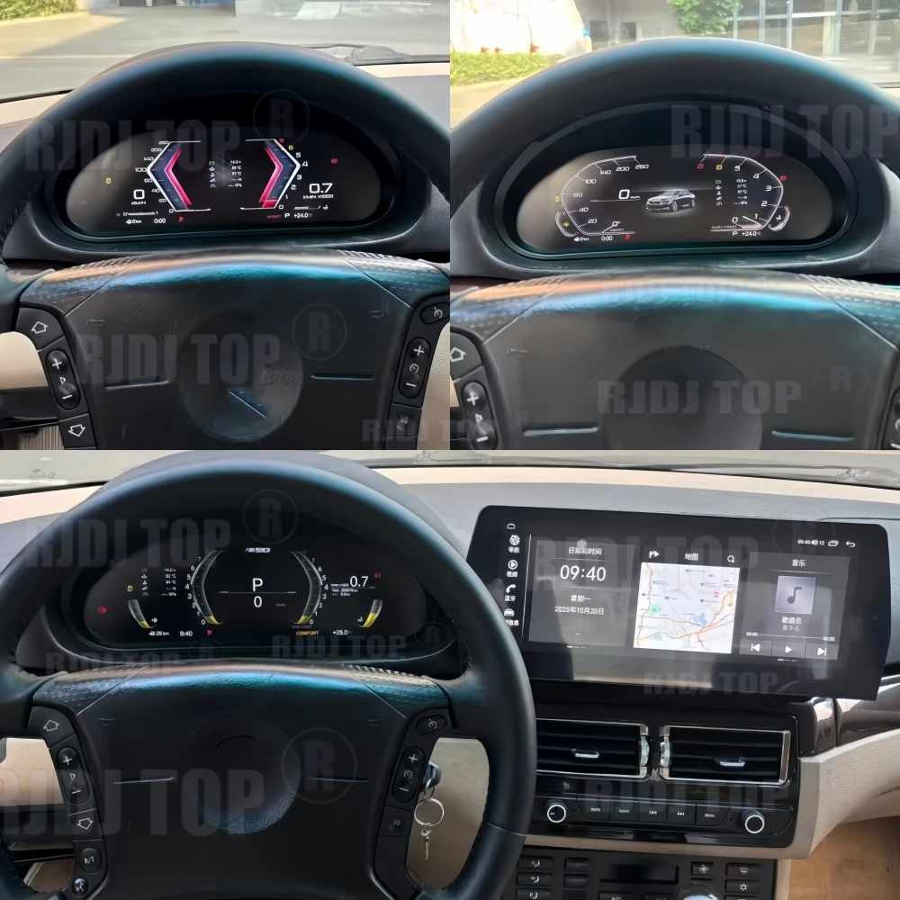 For BMW 3 Series E46 M3 1998-2006 Car LCD Dashboard Digital Cluster Cockpit Instrument Speedometer Multifunctional Headunit