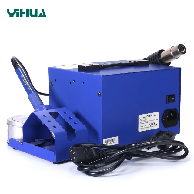 2 in 1 YIHUA 862BD++ with USB port laptop mobile soldering iron hot air desoldering BGA rework station