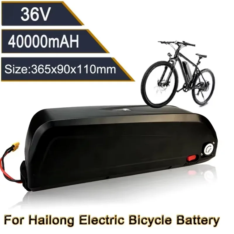 

36V 40AH Battery Pack for Hailong 18650 Cell 30A BMS 350W 500W 750W 1000W Powerful Waterproof Lithium Battery