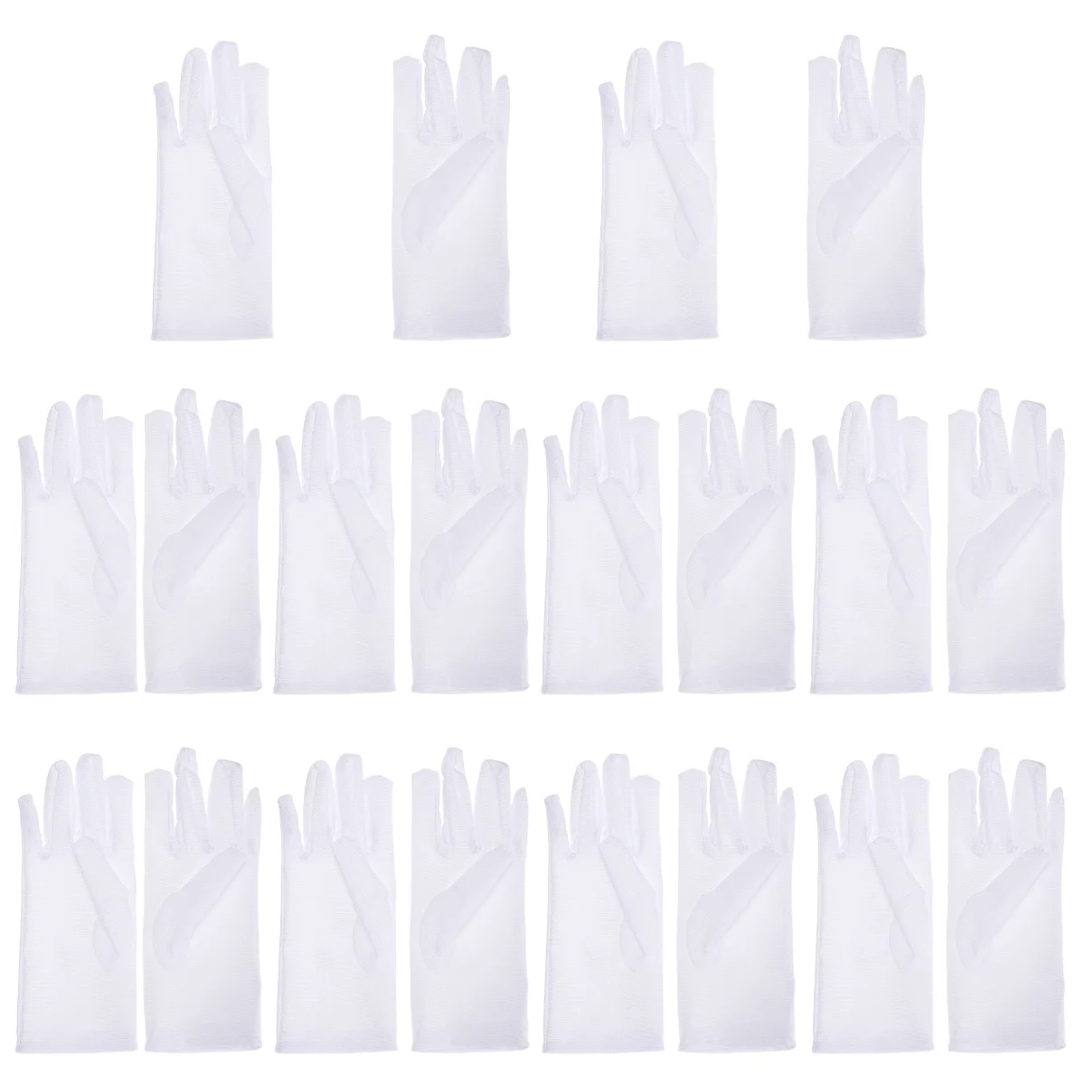 

10Pairs Breathable Sunscreen Gloves Moisturizing Protective Work Gloves for Industrial Labor Gardening Fingerprints Free