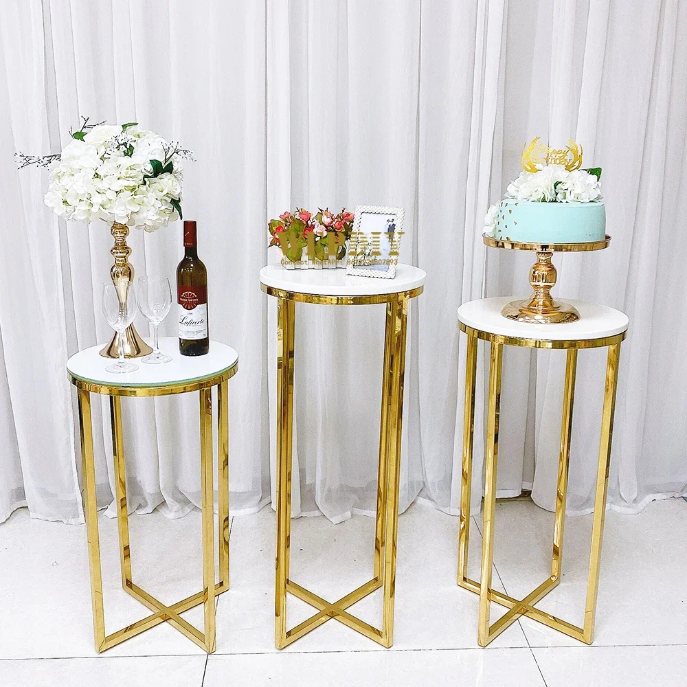 Suministros para fiesta de cumpleaños, soporte para pastel de boda, conjunto de mesa, centro de mesa, decoración de boda