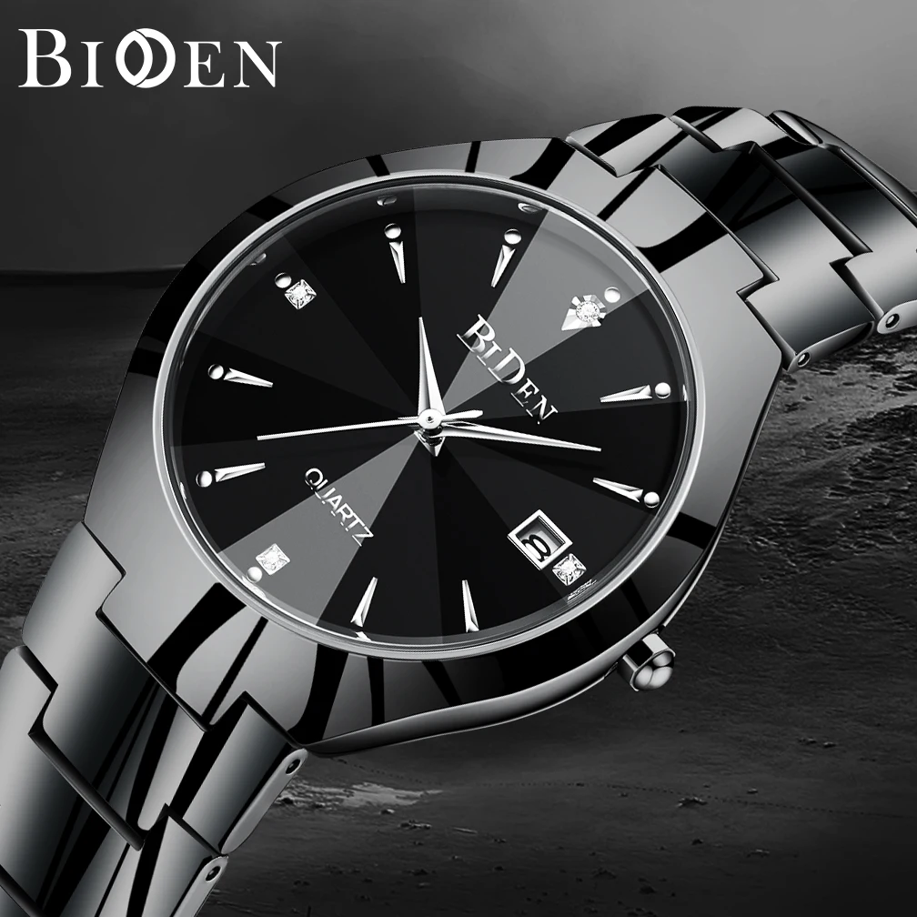 Biden man watch business simple quartz watch