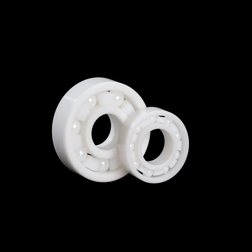 Micro zirconia ceramic bearings fishing wheel 603 604 605 606 607 608 609ZZ/RS high-speed corrosion-resistant insulation