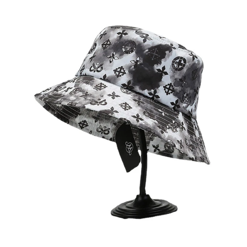 Sombrero de pescador Harajuku Unisex con grafiti para mujer y hombre, sombrero de pescador para otoño y verano, gorra de Hip Hop de Panamá para pesca al aire libre para Bob Femme Gorro