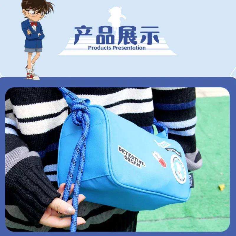 Detective Conan Satchel Children\'s Backpacks Student Trip Shopping Cycling Bags Fitness Sports Chest Bag Anime Holiday Gifts