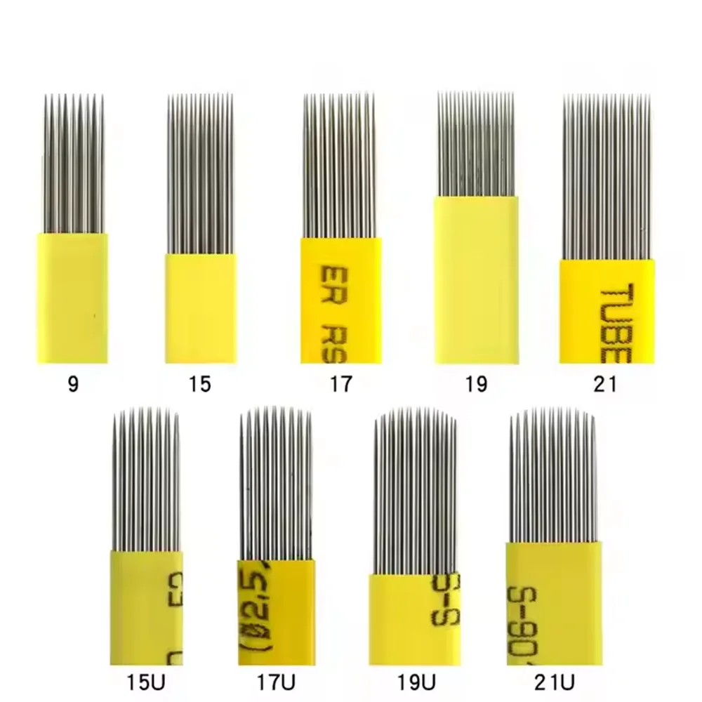 

9/15/17/19/21 Pins Double Row Microblading Manual Tattoo Needles Fog Brow Needle