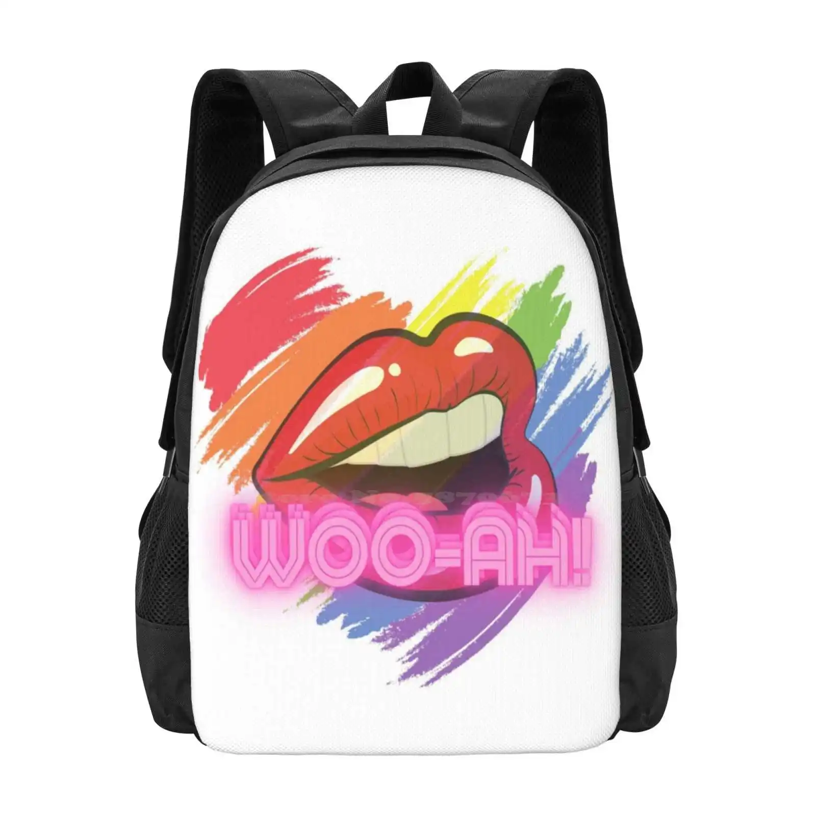 Woo-Ah! Hot Sale Schoolbag Backpack Fashion Bags Kim Petras Woo Ah Wooah