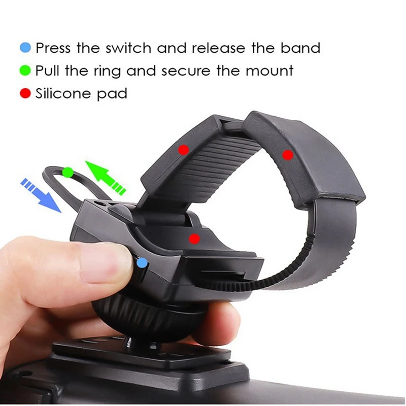 1 Piece Phone Holder Silicone Desktop Mount Cycling Supplies Mounting Stand Black ABS+Silicone