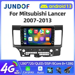 Jundof Android 13 Car Radio For Mitsubishi Lancer 2007-2013 Multimedia Video Player No 2 Din DVD Navigation GPS Carplay Stereo