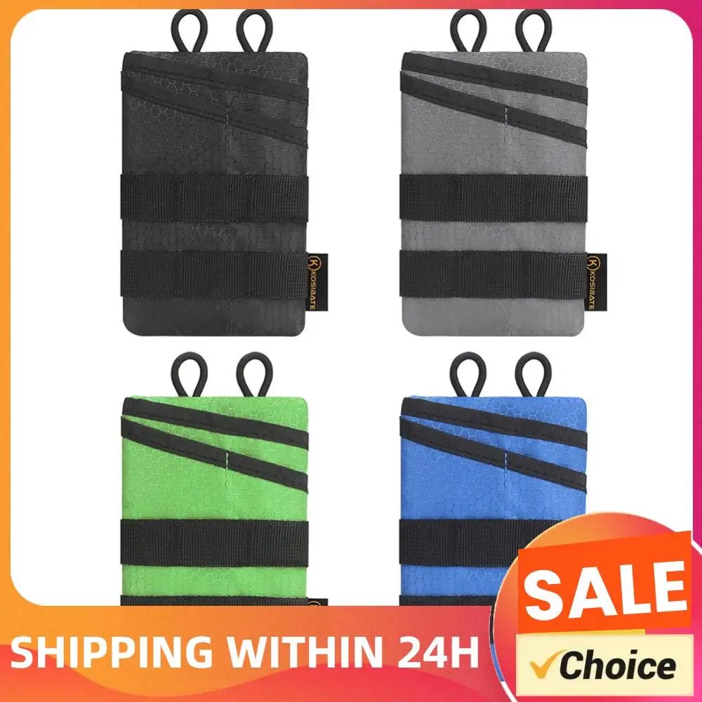 

Foldable Small Tool Storage EDC Pouch Lightweight Wear Organizer for Camping Hiking Sports Portable Credit Card Wallet