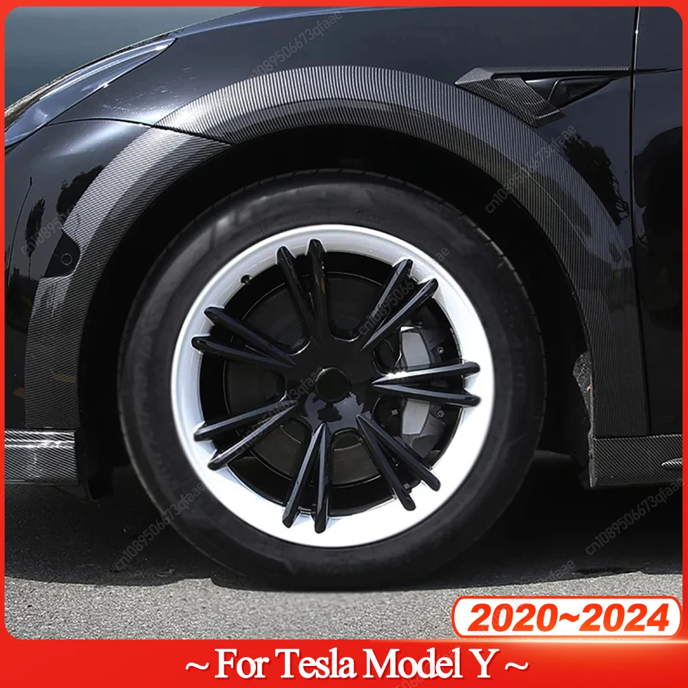 4PCS HubCap Performance Automobile Replacemen Hub Cap Full Rim Cover Accessories For Tesla Model Y 19 Inch Wheel Caps 2020-2024