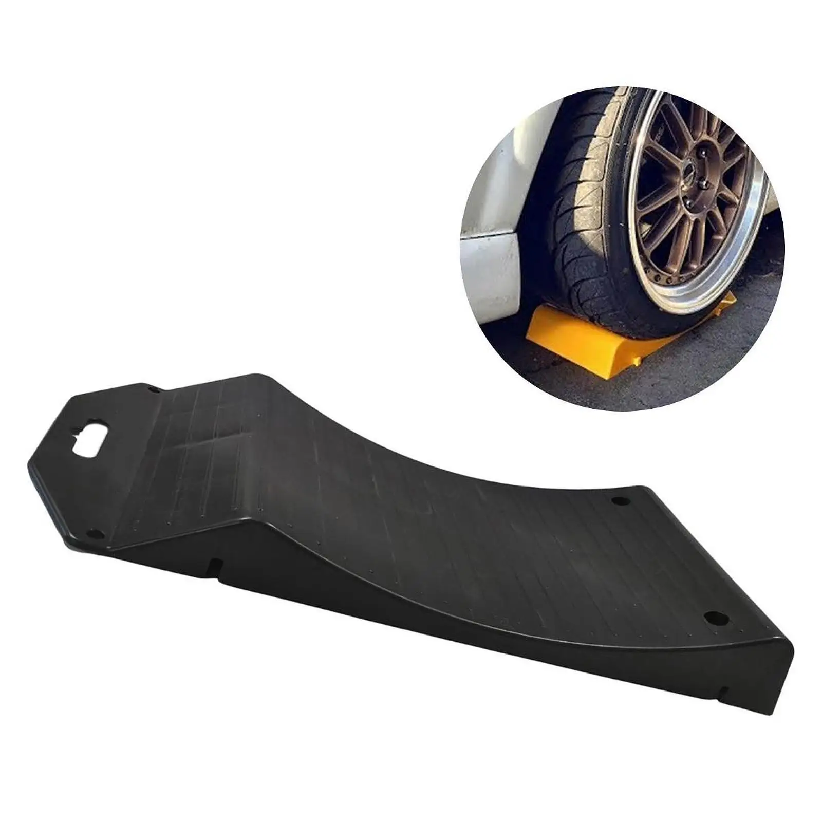 Tire Saver Ramps Car Pad Levelling Blocks Tire Flat Protectors for Vehicle Motorhomes Trailer SUV Truck