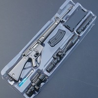 2023 High Quality Mini Sniper Gun M16-A Battlegrounds PUBG Gun Collection Keychain M416 AWM AKM 98K M24 M16 Model Ornament Gift