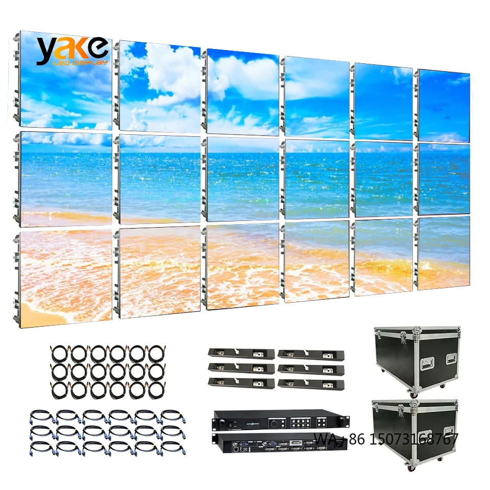 

YAKE Pantalla Led 4x3m Waterproof P2.9 Rental LED Screen for Outdoor Events Concert Wall Supplier