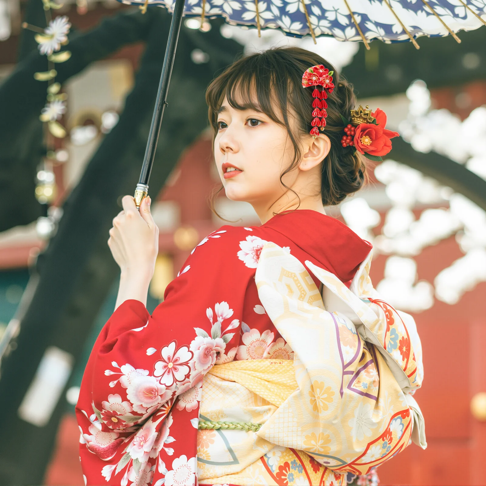 

Заколка для волос в форме веера в японском стиле, аксессуар для волос с кисточками, классический головной убор для женщин, повседневное украшение, праздничный наряд