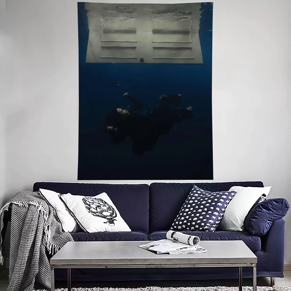 Singer B-Billie E-Eilish flag Suitable For Dormitory Room Outdoor Gift Party Decoration Picnic Camping
