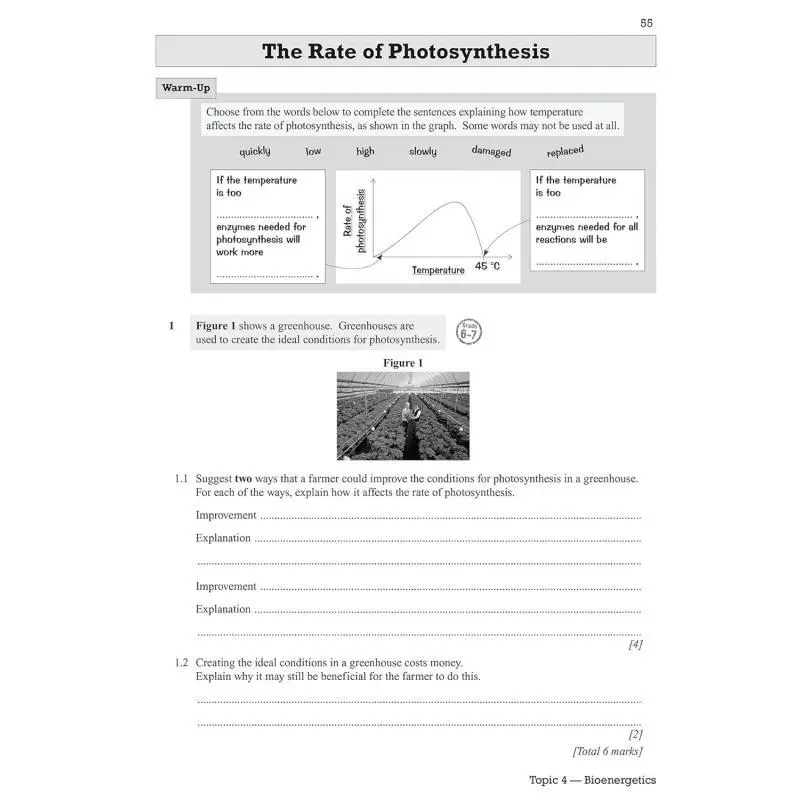 Livro de exercícios de prática de exame de biologia GCSE inclui respostas CGP LIBROS Publicações de grupo de coordenação 9781782945253 Livro