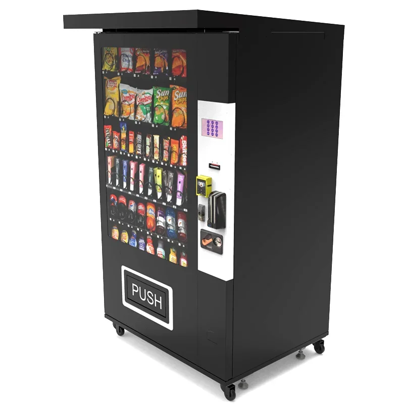 2026 Hot Sale  Outdoor Vending Machine with waterproof design Cashless For Snack Dispenser