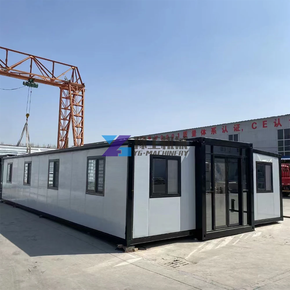 Pre Built Light Steel Prefabricated House 2 Bedroom Luxury 20FT 30FT Expandable Container Prefab Villa Modular Container House