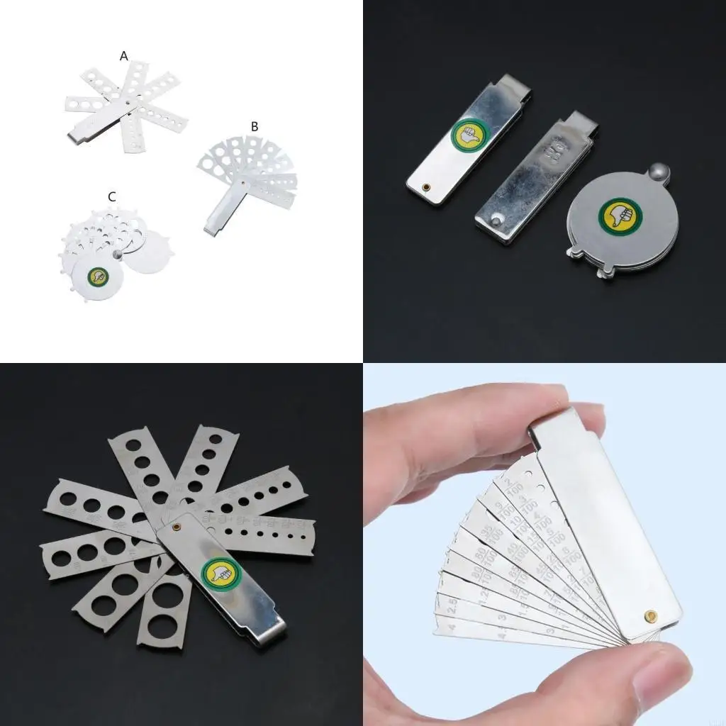 Diamond Weight Gauge Sizer Jewelry Equipment Accessory Fan Gauge