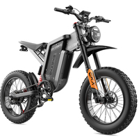 EKXBIKE X21 2000W Electric Bike Adults Motorbike 48V35AH Battery 55km/h Electric Motorcycles 20“*4 Off Road Mountain Fat Ebike