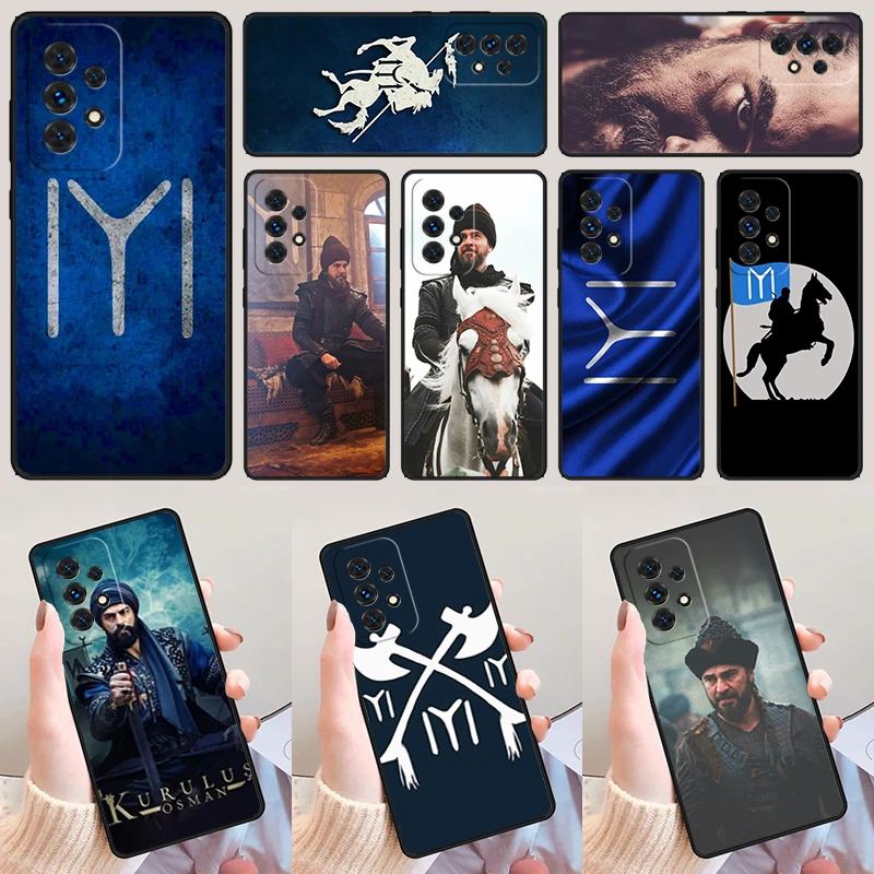 

Dirilis Ertugrul Kayi Flag For Samsung Galaxy A52 A72 A73 A20e A21S A50 A70 A11 A12 A42 A31 A40 A51 A71 A32 A80 A91 Phone Case