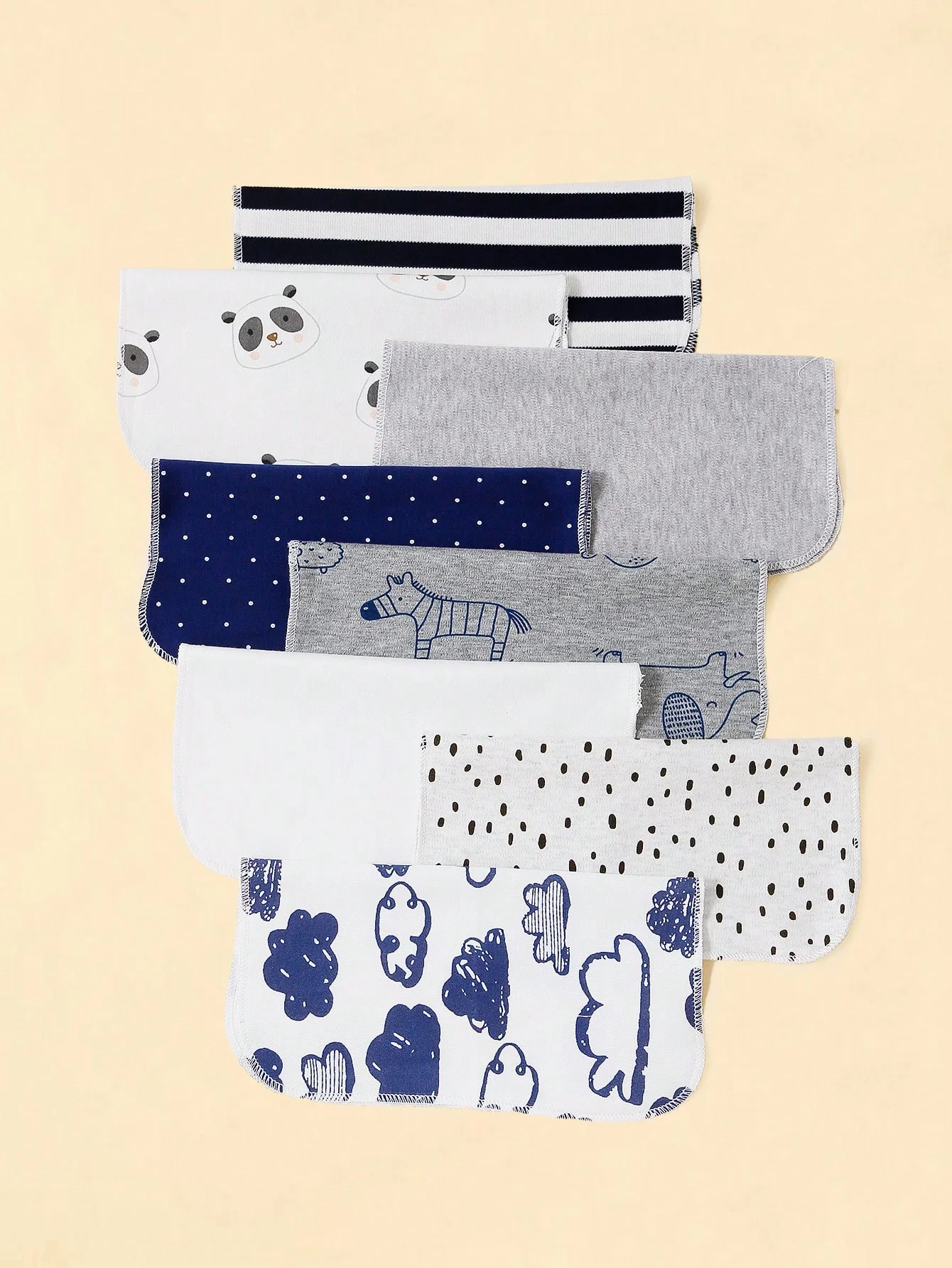 8pcs/pack Baby Washcloths,Bath - огляд і ціна Baby Clothing Wash