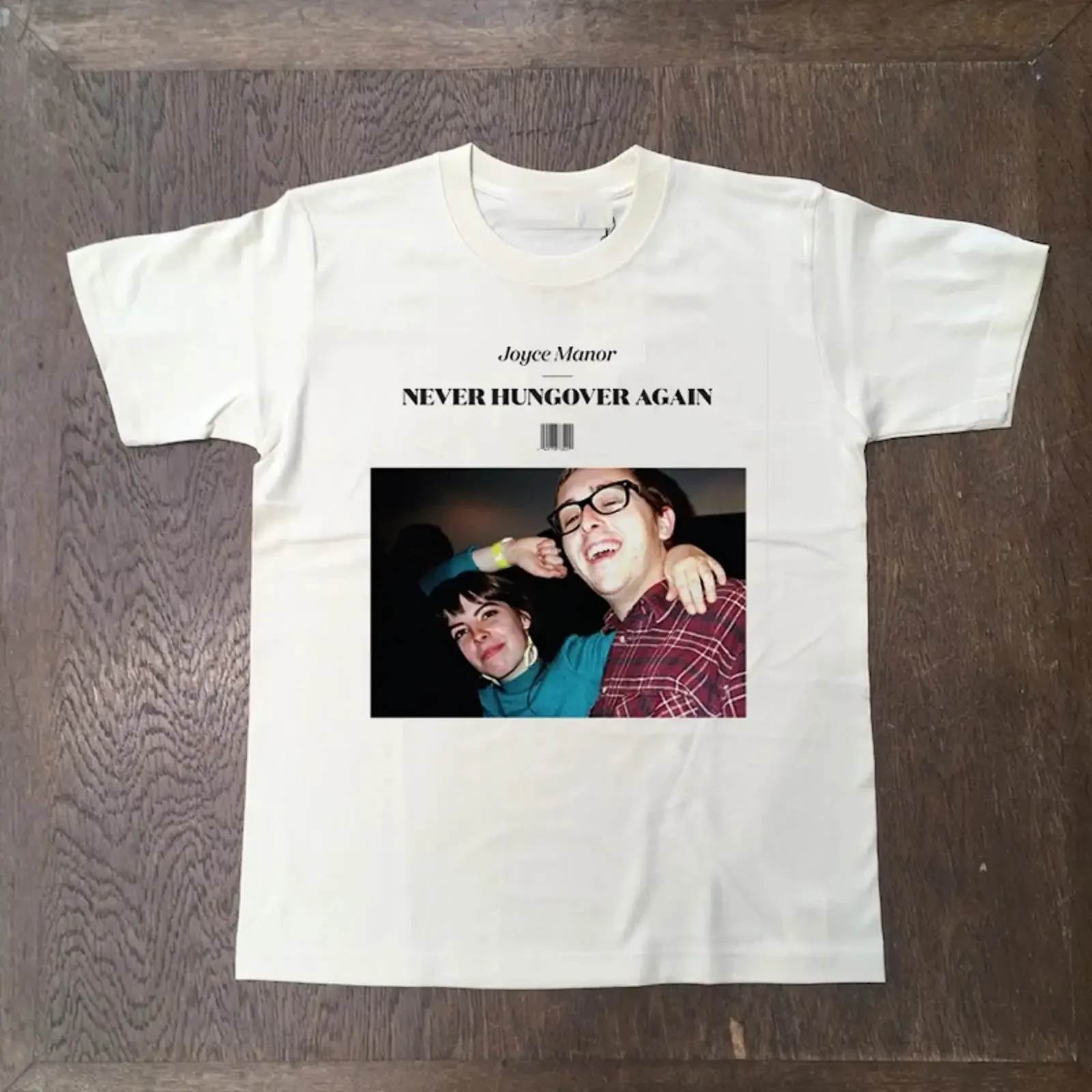 Never Hungover Again Joyce Manor T Shirt Full Size S 5XL vintage Washed Stretched Slightly streetwear Casual graphic Stylish