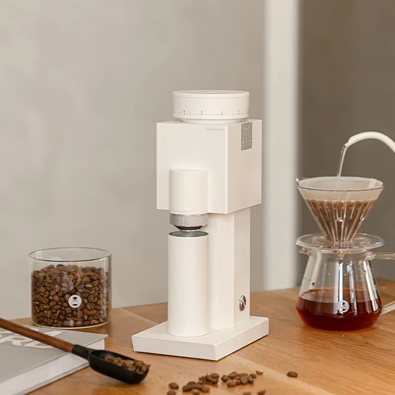 Timemore moedor de feijão elétrico estilo italiano 40mm moedor de café cônico rebarba espresso casa mão fabricado máquina moagem