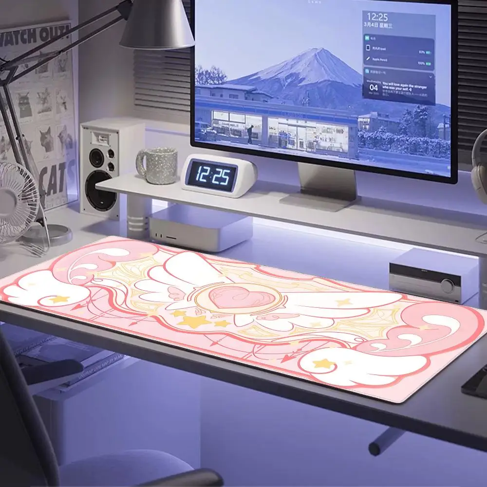 Extremely gaming mouse pad laptop pad oversized office desk mat dark wind non-slip lock edge thickened soft mats