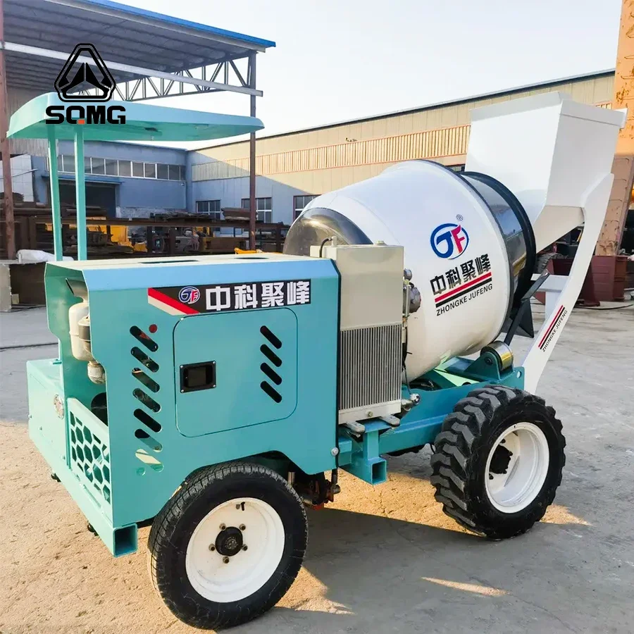 Mini Concrete Mixer self loading concrete mixer 0.5m3 Concrete Mixer Truck For Sale