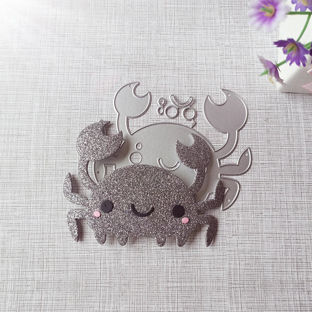 New Crab cutting dies scrapbook decoration embossed photo album decoration card making DIY crafts