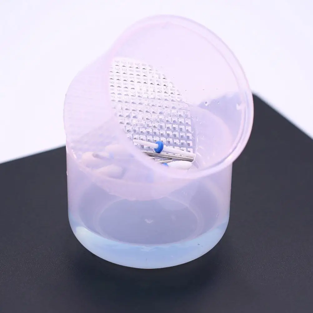 

2Pcs Sterilization Cup Nail Two-in-One Draining Cleaning Box Manicure Salon Tools Nail Tool Jar