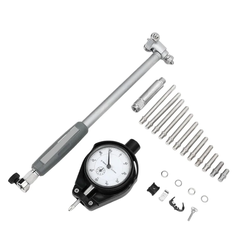 

A20F-2-6In Bore Gauge 0.001In Deep Engine Hole Cylinder Measurement Gage Cylinder 50-160Mm 0.01Mm Dial Bore Indicator Gauge