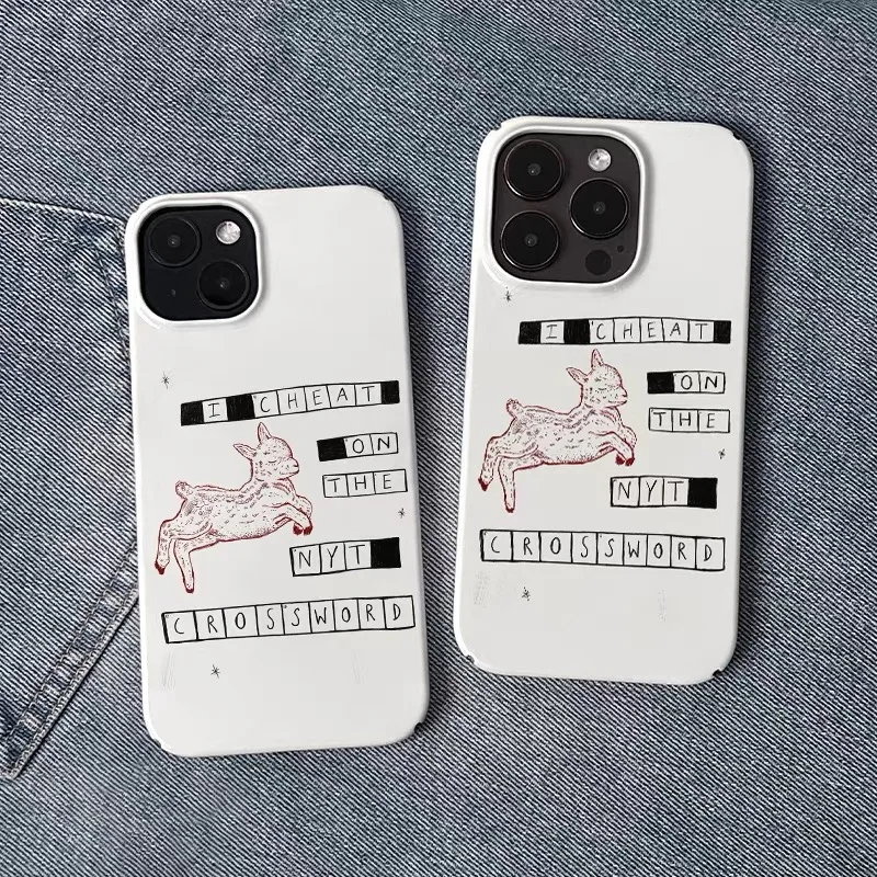 Ins الكورية الوردي خط لامب جراب هاتف آيفون 17 الهواء 16E 15 برو ماكس 14 زائد 13 12 ميني 11 برو 16 زائد XR XS غطاء هاتف أكريليك