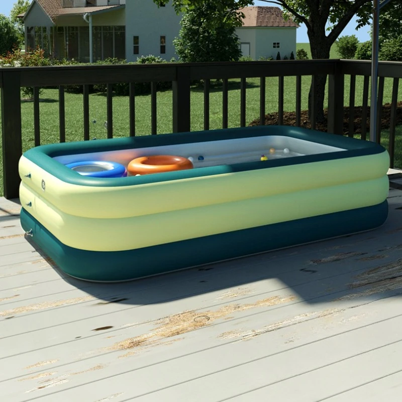 Inflatable Family Pool Kids Baby Large Outdoor Garden Water Play Pool Swimming Pool Swimming Pool for Adults Inflatable Pool