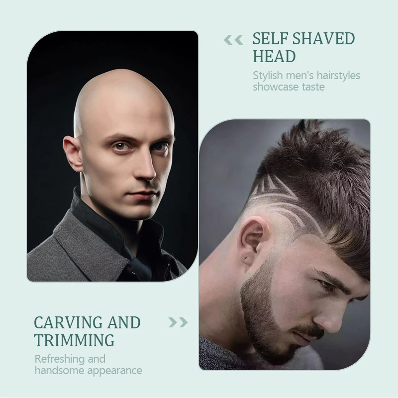 Kemei-cortapelos inalámbrico para hombres y adultos, cortadora de pelo eléctrica recargable, resistente al agua, corte de pelo