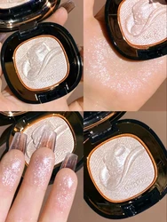 GirlsCrush Denim Series Highlight Brightening Fine Flicker Water Gloss Submissive Shimmer Eye Nose Powder Cosmetics 5.5g