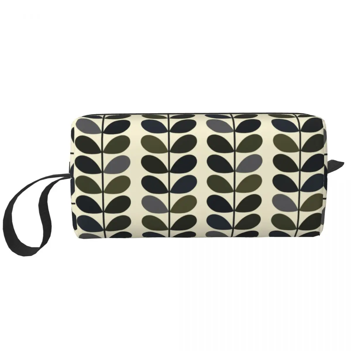 

Custom Multi Stem Moss Orla Kiely Travel Toiletry Bag for Women Makeup Cosmetic Organizer Beauty Storage Bags Dopp Kit Case Box