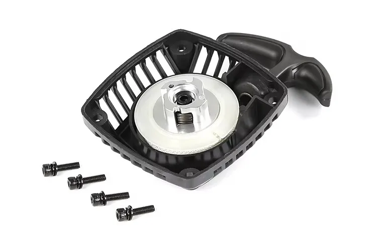 2행정 가솔린 엔진용 금속 코어 풀러 CNC 가공으로 쉽게 시작 가능, LOSI 5IVE-T DBXL ROVAN KM BAJA 5B 5T 호환