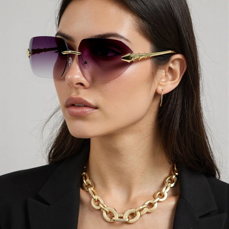 

Withyoo Women's Fashion Sunglasses UV400 Square Glasses for Outdoor Cycling And Driving New Style Wholesale Lenses