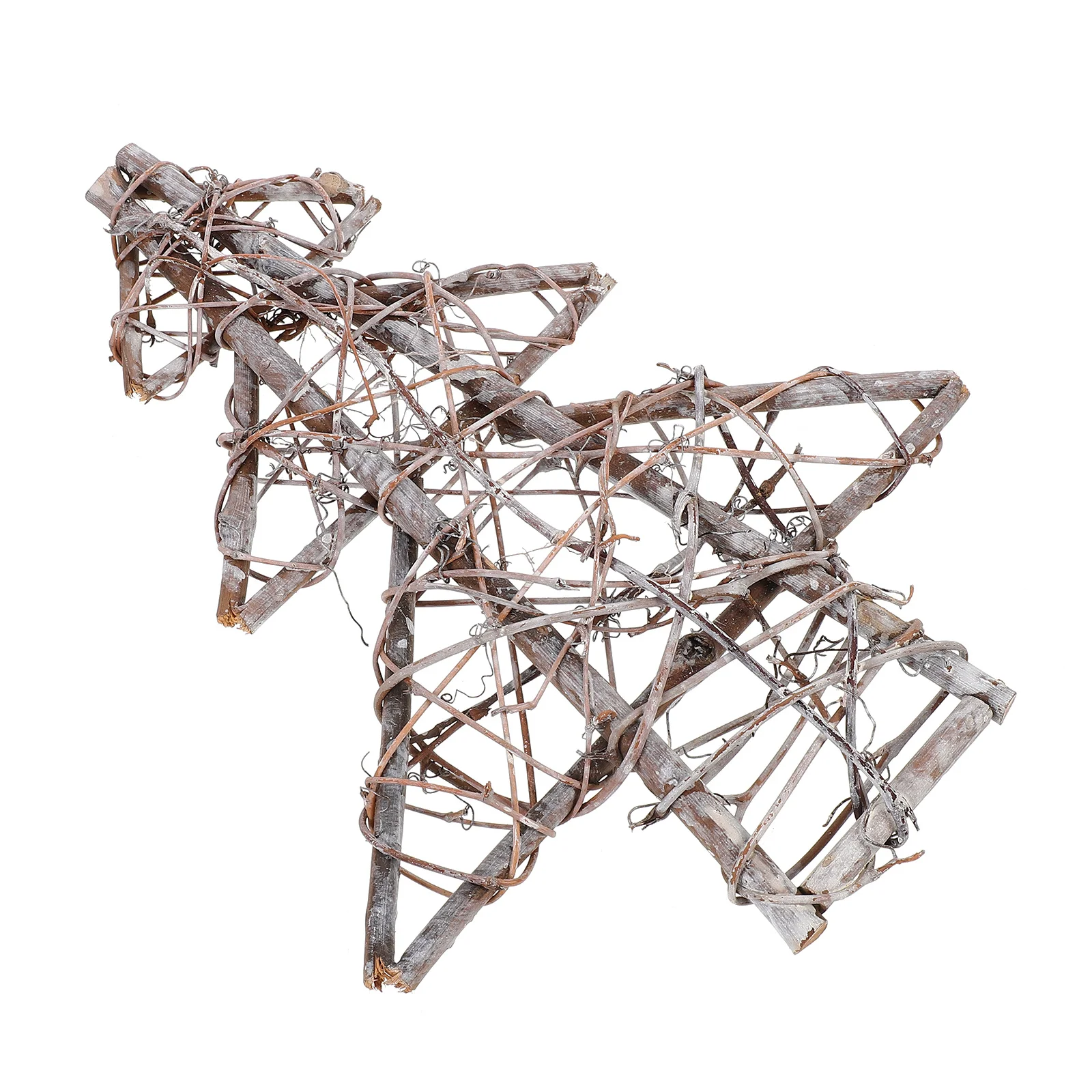 

Christmas Tree Wreath Natural Rattan Diy Door Wall Window Decor For Home Office Festival Party Outdoor Indoor Use