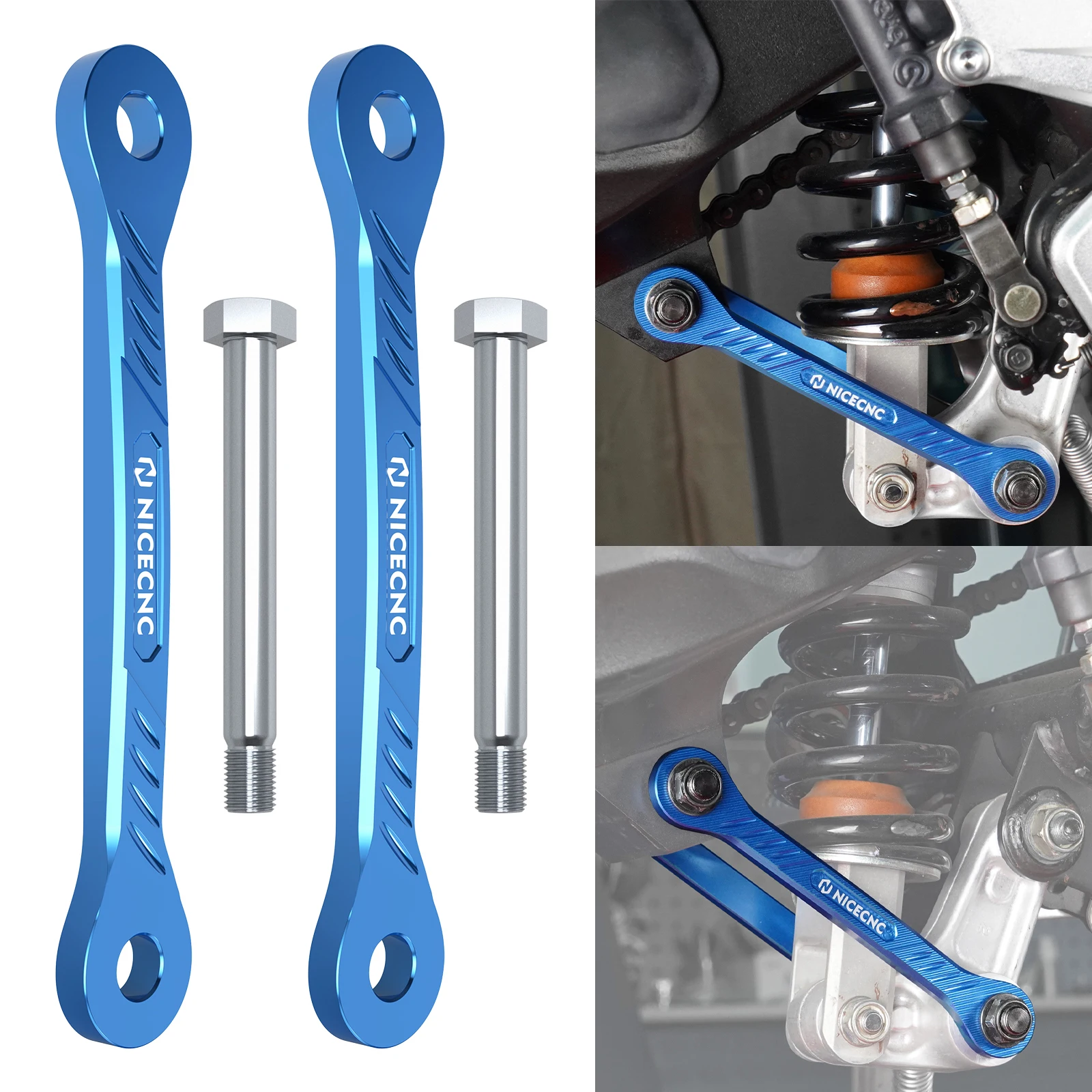 

1.5" Motorcycle Suspension Linkage Lowering Links Kit for Yamaha Tenere 700/Rally Edition XTZ700 2019-2024