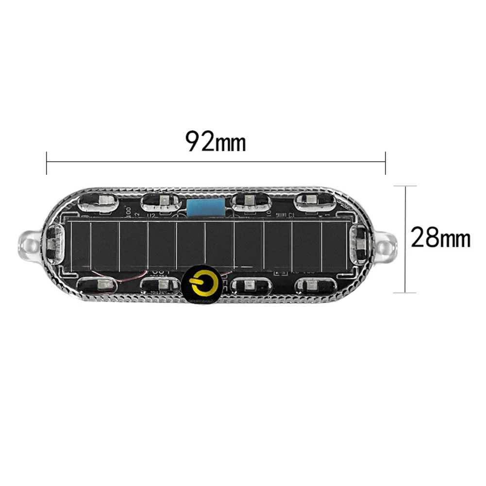 Solar Car Explosion Flash Light Motorcycle Truck Brake Tail Light Modified Waterproof Anti-Rear Collision Police Explosion Light